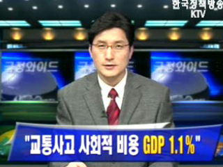 교통사고 사회적 비용 GDP 1.1％