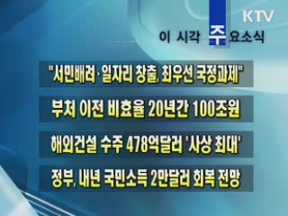 이 시각 주요소식(단신)