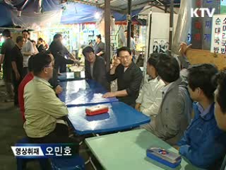 유인촌 장관, 재래시장 탐방