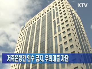 저축은행간 인수 금지, 우회대출 차단