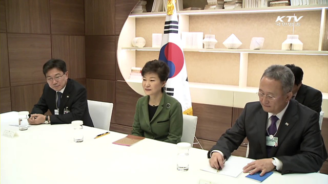 글로벌 CEO 연쇄 면담…오늘 귀국