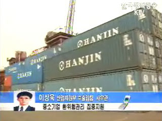 산자부 중기 환위험관리 집중지원