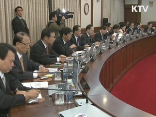 정 총리, 예산처리 지연 '경제회복 찬물'