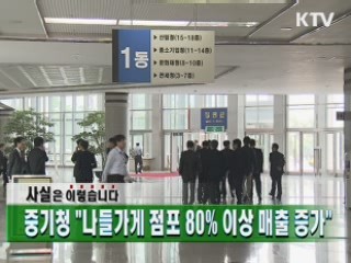 중기청 "나들가게 점포 80% 이상 매출 증가"