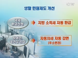 불편했던 민원제도가 확 달라져요