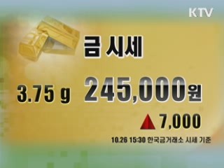 증시정리 환율 금시세