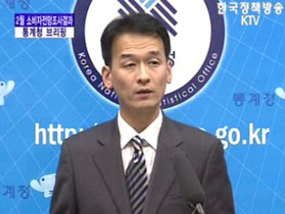 통계청 브리핑 - 2월 소비자 전망 조사 결과