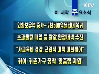 이 시각 주요소식(단신)