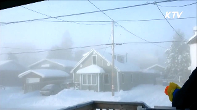 영하 41도에서 물총을 쏘면? [톡톡! e 세상]