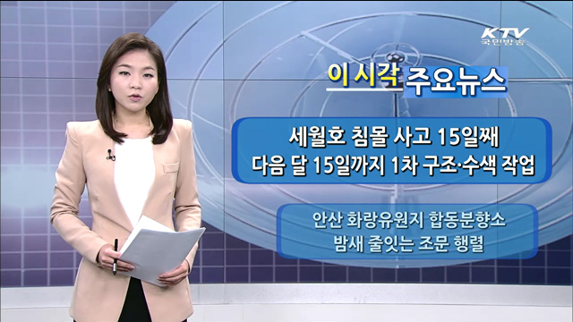 이 시각 주요뉴스 (14. 4. 30. 9시)