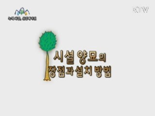 시설 양묘의 장점과 설치방법