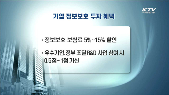 투자기업에 혜택…정보보호 시장 키운다