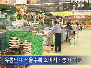 농식품 유통구조 '거품 뺀다'