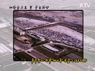 추석맞이 민족 대이동 모습 (1992년)