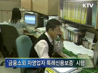 저신용·무점포 자영업자에 무담보 대출