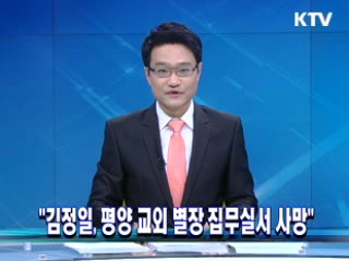 "김정일, 열차 속 아닌 별장서 사망"