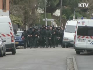 프랑스, 연쇄 총기난사 용의자 사망