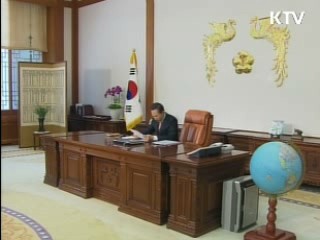 이 대통령, 쇼트트랙 금메달리스트에 축전