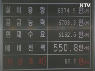 전력 수급 비상…'관심' 경보 발령은 피해