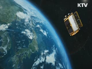 나로과학위성이 보내온 '한반도 열 영상'