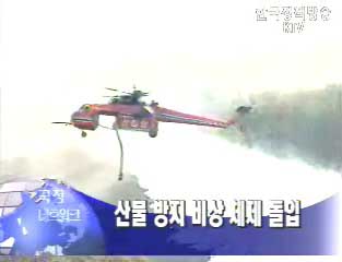 산불 방지 비상 체제 돌입