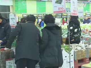55년만의 2월 한파에 농산물 가격 급등