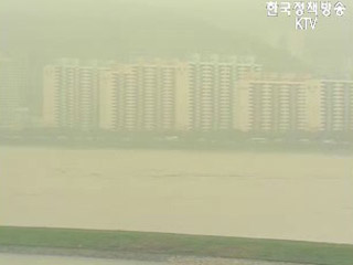 낙동강 하류 홍수주의보 발령